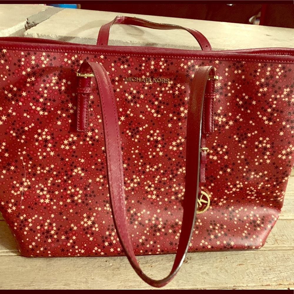 Michael Kors Star Design Large Tote